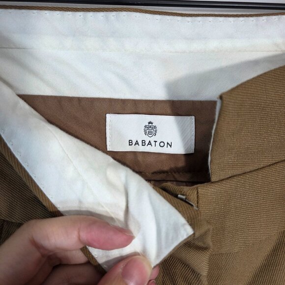 Aritzia Babaton Bureau Pant in Camel - Picture 9 of 12